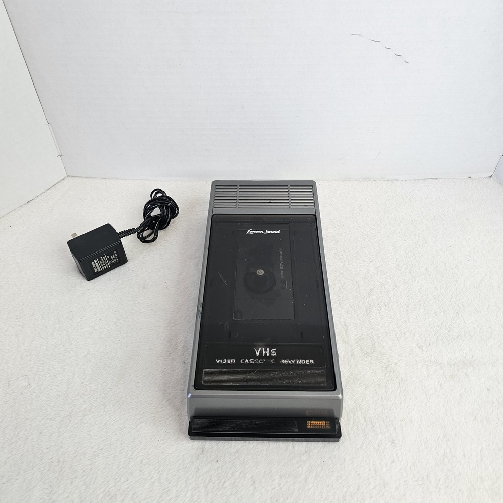 Vintage Lenoxx Sound VHS Video Cassette Tape Rewinder Model ACR-659A Tested